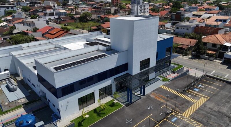 Fachada da nova Unidade de Pronto Atendimento (UPA) de Barra Velha