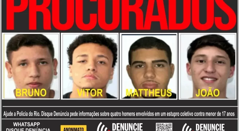 Mãe denuncia caso de estupro coletivo no Rio de Janeiro