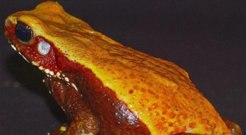 Veneno do sapo-cururu sendo analisado em laboratório para estudo de propriedades antibacterianas